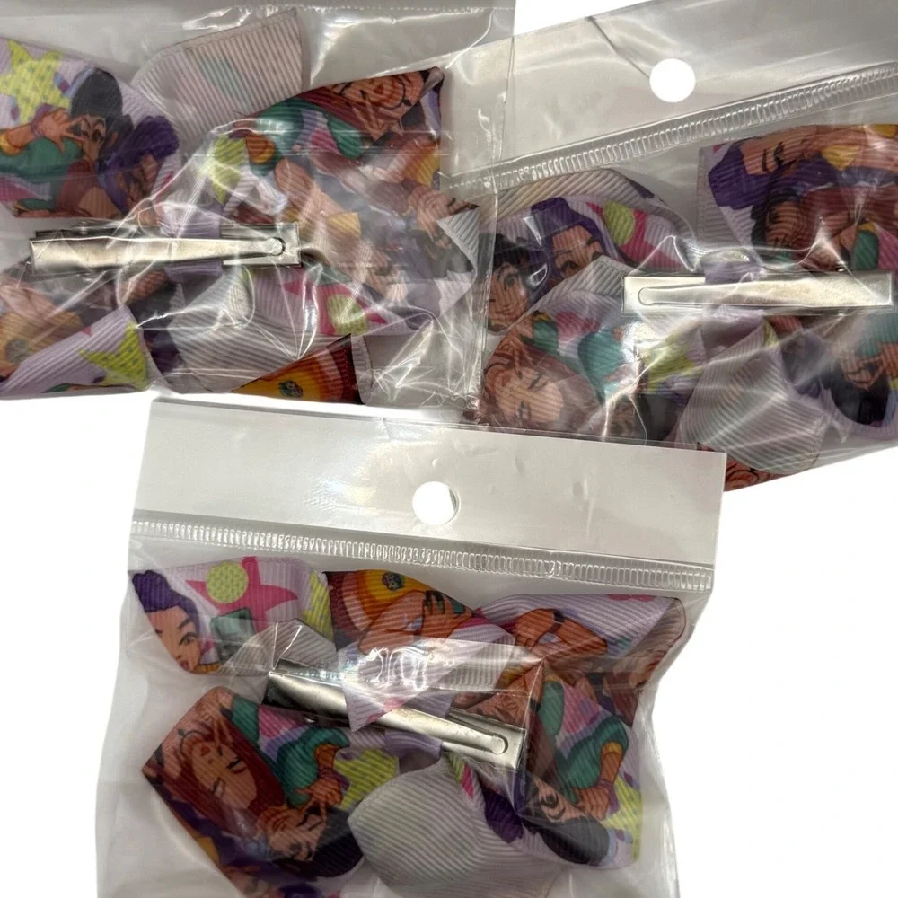 Kids Character Hair Bows Set Lot Theme Hair Accessories‎